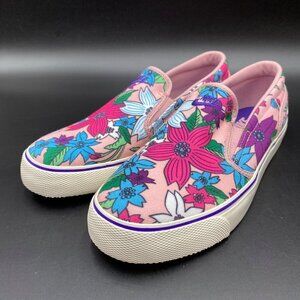 Nike Toki Aloha Floral Pink Boardwalk Sneakers Women's Size 8.5